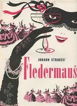 Johann Strauss&#39; Fledermaus Souvenir Program Sol Hurok Irra Petina  - £14.00 GBP