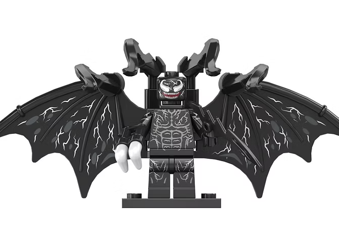 MBricks Venom with Wings Marvel Spider-Man Toys Collection Movie Minifig... - £5.42 GBP