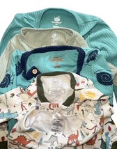Baby Pajama Lot 5 Pc 12M Wonder Nation Cat & Jack Cloud Island Sleepwear image 8