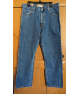 NWT Levi&#39;s 505 Jeans Mens Size 36 x 30 Regular Fit Straight Leg Blue Med... - £30.56 GBP