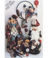 Cellar Folk Series 13&quot; 15&quot; 18&quot; Christmas Santa &amp; Country Clowns Sew Pattern - €9,47 EUR