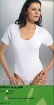 Women&#39;s Round Neck Half Sleeve Warm Cotton Top Marta Marzotto Chiara - $288.07 MXN