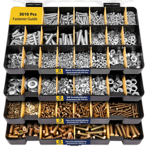 3010pc Hardware Assortment Kit (4 Trays) - $91.47