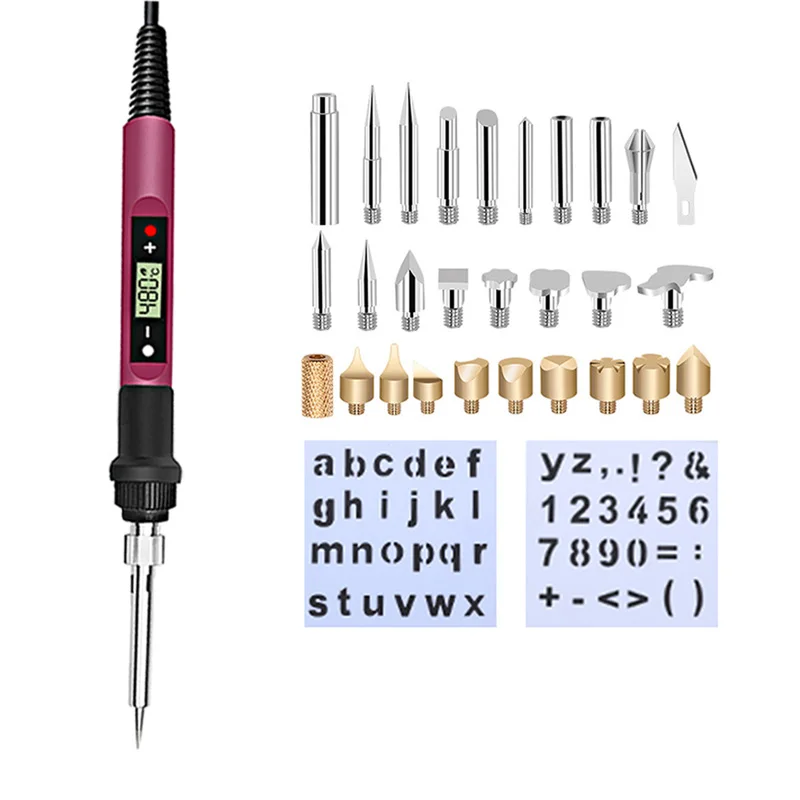 Digital Soldering  Electronic Kit 80W  Burning ToolTemperature Adjustabl... - £46.92 GBP