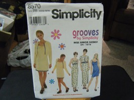 Simplicity 8570 Junior Size Dress &amp; Jacket Pattern - Sz 11/12-15/16 Bust 28-31.5 - £6.57 GBP