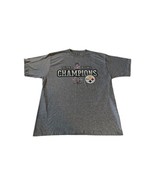REEBOK SUPER BOWL XL Champions Gray T-Shirt Mens L Outdoors Football Tai... - $218.24 MXN