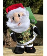 Gemmy Animated Singing Camouflage Santa Claus Sings “Party In The USA” N... - £31.31 GBP