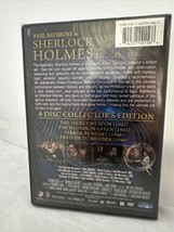 4 DVD Sherlock Holmes Prelude Murder Secret Weapon Terror by Night Women n Green - £10.35 GBP