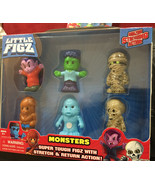 Little Figs Monsters Super Tough Figz Series 1 with Stretch &amp; Return Act... - £8.42 GBP