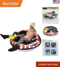 Lightweight Penguin Design Inflatable Snow Tube - Fast Inflation for Win... - $1,120.91 MXN