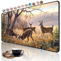 Extended Mouse Pad Large Gaming Mouse Pad Computer Keyboard Mouse Mat Non-Slip R - £28.23 GBP