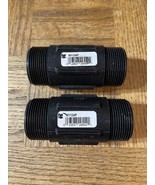 Green Leaf   M1124P,  1-1/2&quot;  x 4&quot;,  Long, Threaded Joiner, Black (2 Pie... - $13.55 CAD
