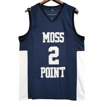 Devin Booker Moss Point #2 School Throwback Vintage Classic Jersey - £45.54 GBP