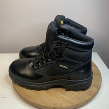 Skechers Wascana Benen Mens Size 8 Military Work Boots Black Soft Toe 77... - £27.45 GBP