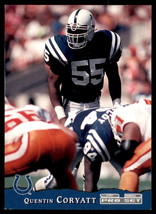 1993 Pro Set #181 Quentin Coryatt Indianapolis Colts - $1.89