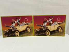 2 Vintage Washington Mutual Rodeo Grandmas Post Cards 1997 New - £4.80 GBP