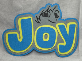 Joy Title Die Cut Scrapbook Embellishment Paper Piece Disneyland Epcot - £2.19 GBP