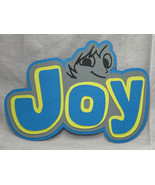 Joy Title Die Cut Scrapbook Embellishment Paper Piece Disneyland Epcot - £2.15 GBP