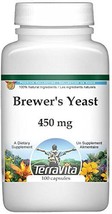 Brewer&#39;s Yeast - 450 mg - 100 capsules - ZIN: 512857 - £12.64 GBP