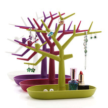 Tree Color Creative Jewelry Rack Bird Tree Hanger - $4.18