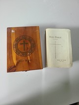 VTG White Holy Bible Peace of Mind Protestant Edition w box Union Labor ... - $19.00