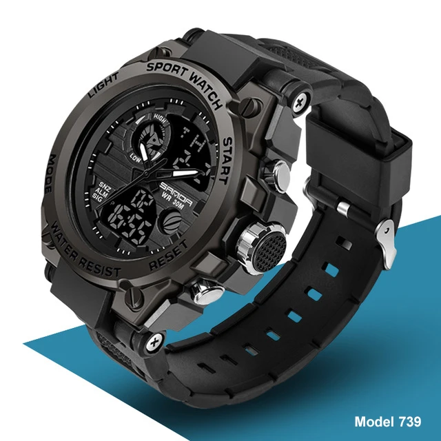 739G Style Men Digital Watch Shock Military Sports Watches Waterproof El... - $28.63