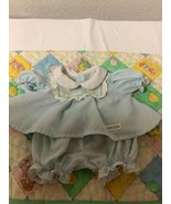 RARE Vintage Cabbage Patch Kids Blue &amp; White Tuxedo Dress &amp; Bloomers - $95.00