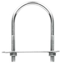Hardware Essentials 320838 Steel Zinc Flagged U-Bolt 1/4&quot; X 4&quot; X 3/4&quot; - $14.41
