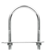 Hardware Essentials 320838 Steel Zinc Flagged U-Bolt 1/4&quot; X 4&quot; X 3/4&quot; - $20.23 CAD