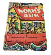 Noah&#39;s Ark Rand Mc Nally Junior 1946 Elf Book Vintage Children&#39;s Storybook - £7.01 GBP