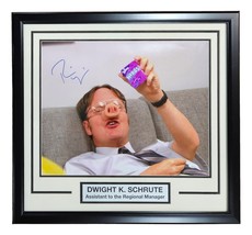 Rainn Wilson Signed Framed 16x20 The Office Dwight Schrute Nerds Photo JSA - £137.00 GBP