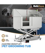 Electric Lift Dog Cat Grooming Bath Tub 50&quot; Professional Pet Wash Shower... - £1,364.70 GBP