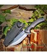 9" Fixed Blade Tactical Hunting Knife with Paddle ABS Belt Loop Holster ... - $16.81