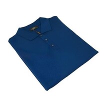 Mens PRINCELY Merinos Wool Sweater Knits Light Weight Polo 1011-40 Teal Blue image 4