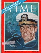 Time Magazine 1958, September 1,  Admiral John Thach,  Menace of the Submarine - £16.80 GBP