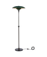 Floor lamp with green copper shades Italian Style Elegant Lamp Mid Century - $1,583.01