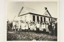 Vintage Black &amp; White 1930&#39;s Photo 8 X 10 MIDWAY School Class Photo Virginia - £13.92 GBP