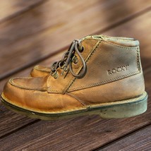 Vintage Rocky leather Boots Size 10 - £16.14 GBP