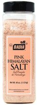 BADIA Pink Himalayan Salt –   Large  40 oz Jar - $19.99