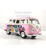 VW T1 (Type 2) &quot;Flower Power&quot; Bus 1/32 Scale Diecast &amp; Plastic Model - PINK - $16.82