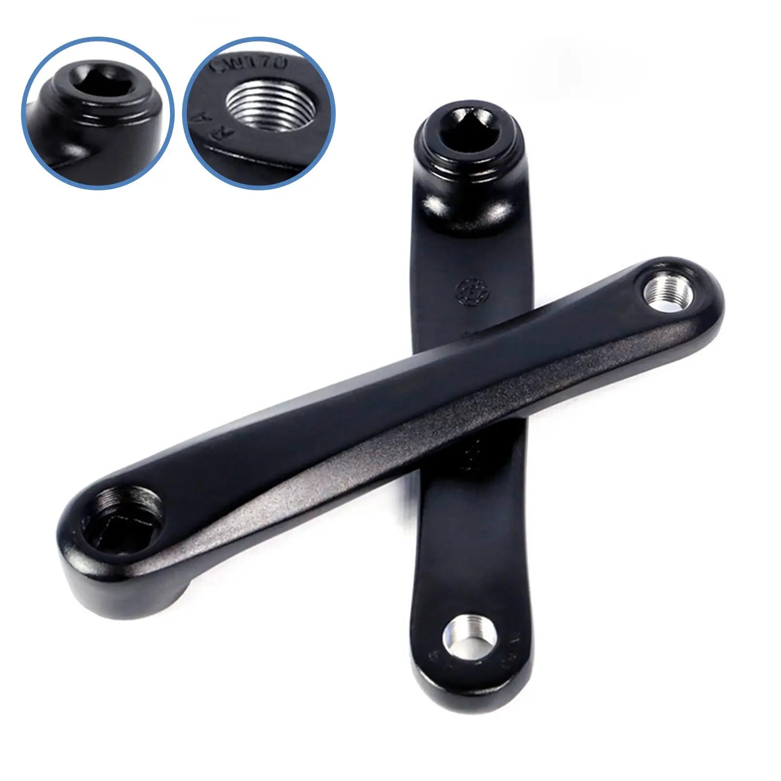 Electric Bicycle Crank Arm For Bafang Mid Drive Motor BBS01 BBS02 Bbshd And M200 - £108.85 GBP