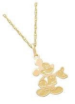 Disney Mickey Mouse 14kt Yellow Gold Classic Mickey Pendant - £379.98 GBP