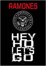 The Ramones Poster Flag Hey Ho Let&#39;s Go - £11.95 GBP