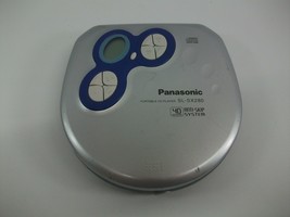 Panasonic SL-SX280 Portable CD Player Silver Broken Battery Door Tested Works - £12.23 GBP