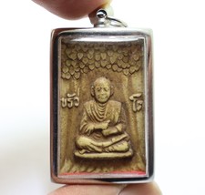 Phra Somdej Toh Under Bo Tree Chant Chinnabanchorn Blessed Thai Amulet Pendant 3 - £37.25 GBP