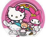 Hello Kitty and Friends Lunch Plates Birthday Party Tableware 8 Per Package - £4.77 GBP