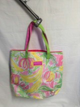 Lily Lilly Pulitzer Tote Bag Estee Lauder Fruit Beach Banana Shoulder Purse Hand - £11.94 GBP