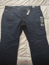 28W Long Lee Women&#39;s Jeans Straight Leg Dark Wash - $41.57