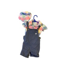 Tommy Bahama Boys Infant Baby Size 12 Months 3 Piece set Outfit Golf Shortall Pl - £23.25 GBP