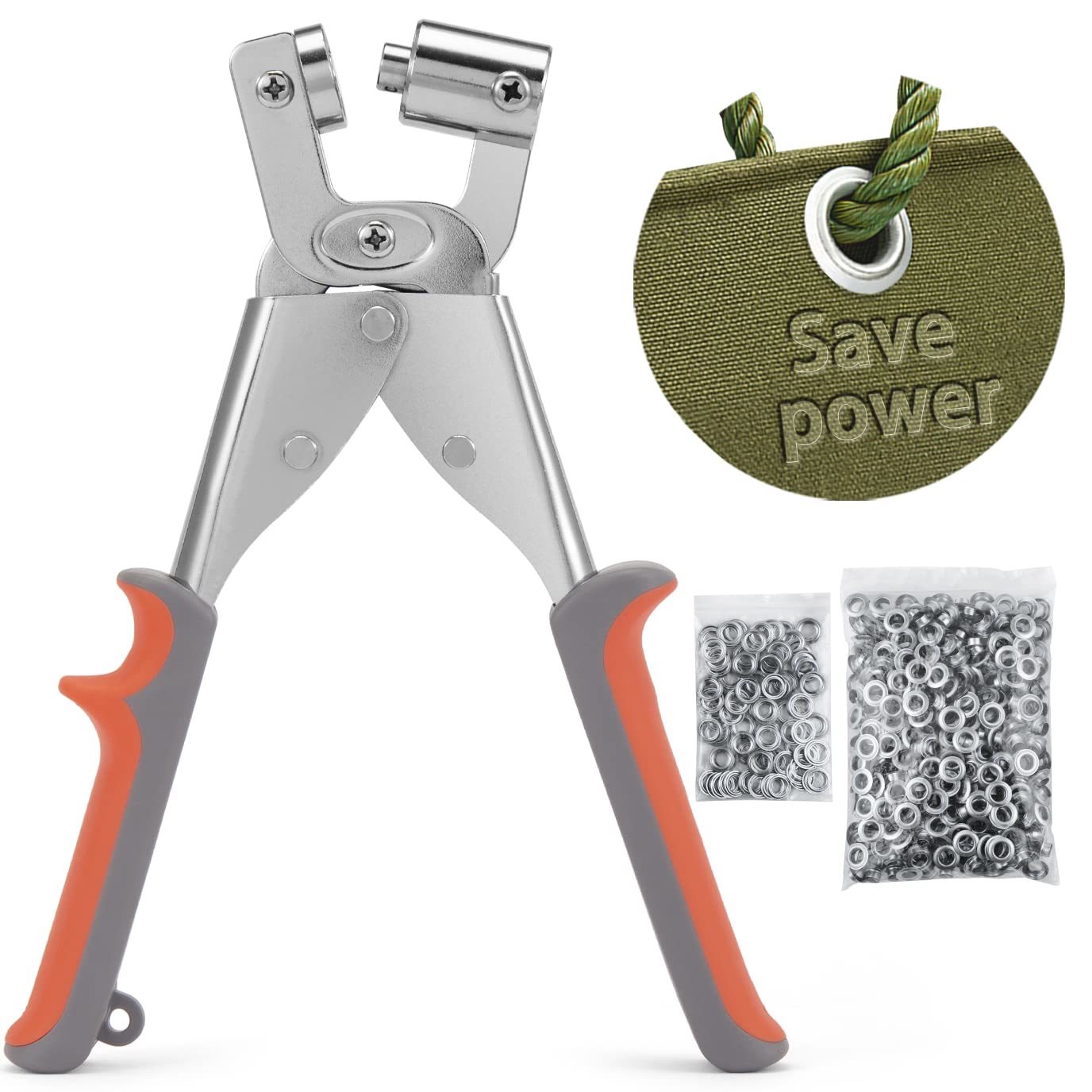 Ecraft 3/8 Inch(10Mm) Grommet Press Handheld Puncher Plier Kits Eyelet Hole - $32.94